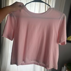 Lululemon cropped love tee